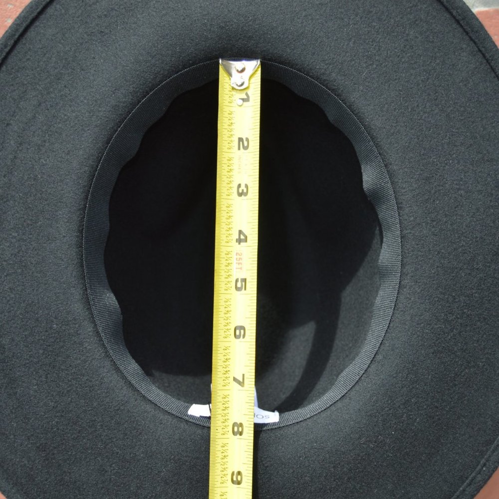 Sole Society Black Wool Structured Hat - Picture 7 of 10